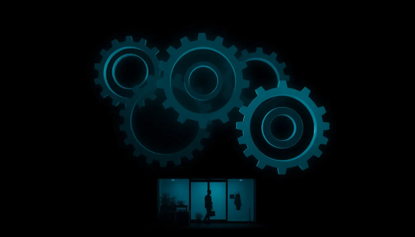 A small business owner reviewing a task board while an AI agent works through operational tasks on screen